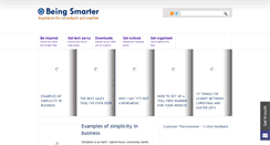 Desktop Screenshot of being-smarter.com